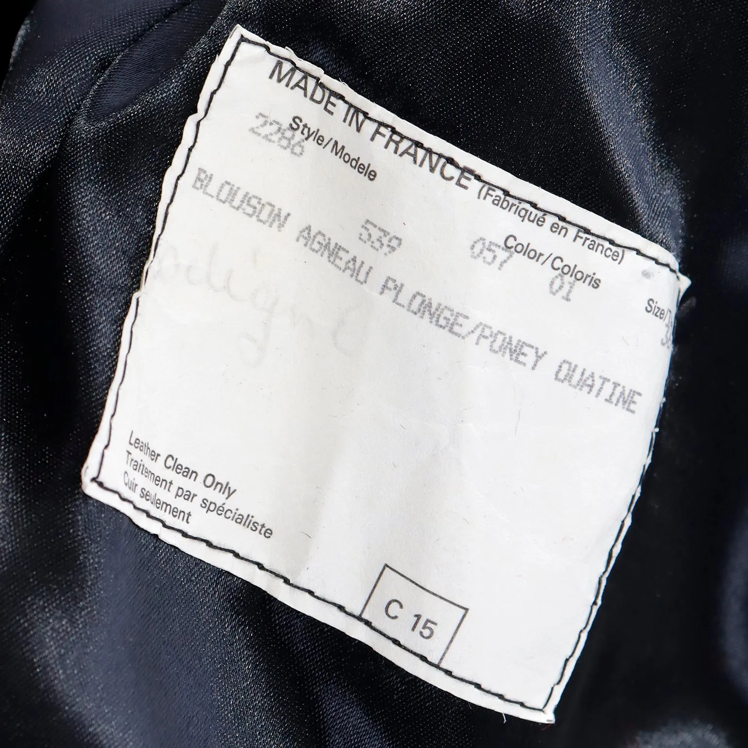 1985 Claude Montana Ideal Cuir Black Lamb Leather Runway Jacket W Zebra Pony Fur