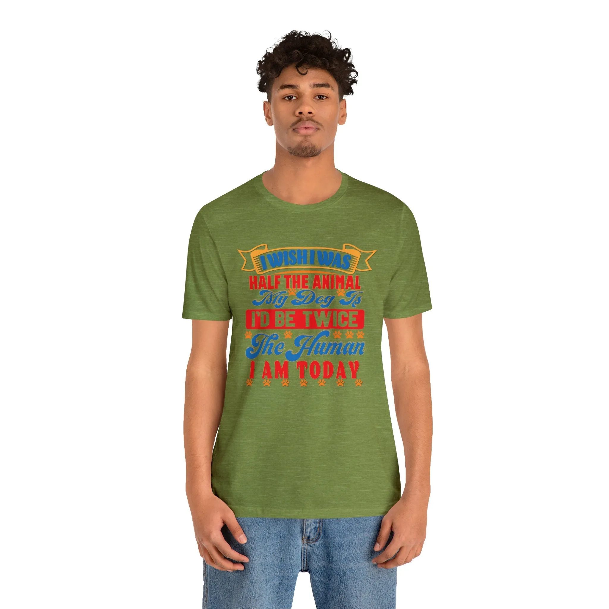 Animal Etsy T-Shirt | Better Human | Paw Love T-shirt Sympathetic Empathy | M23 Fashion Designs Graphics