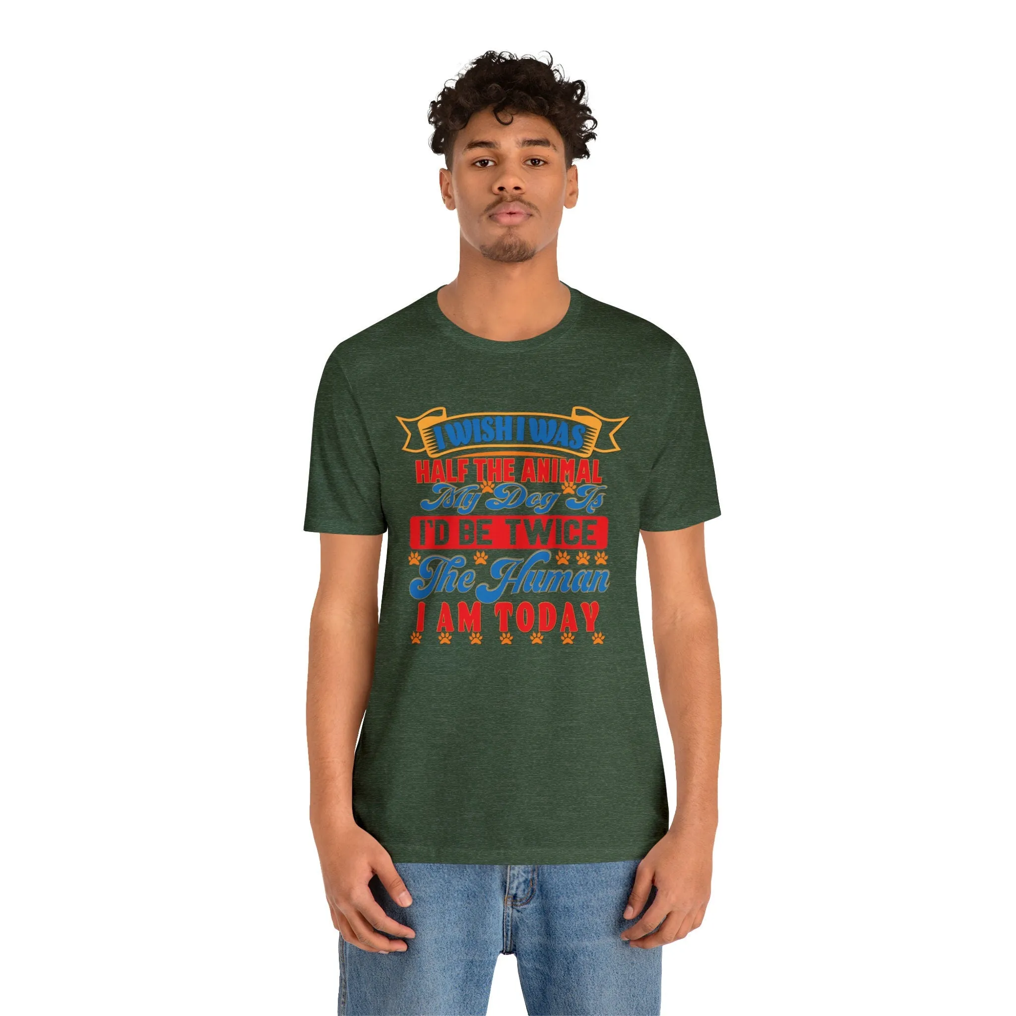 Animal Etsy T-Shirt | Better Human | Paw Love T-shirt Sympathetic Empathy | M23 Fashion Designs Graphics