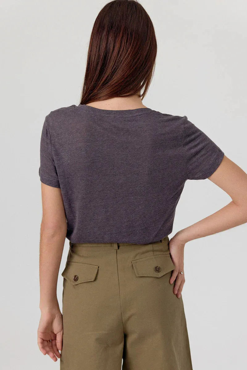 Artlove Darla Carbon Linen T-shirt