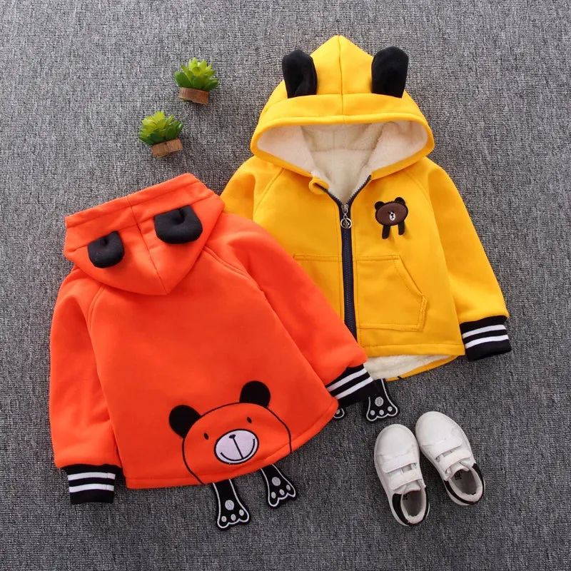 Baby Kids Hooded Cute Coats