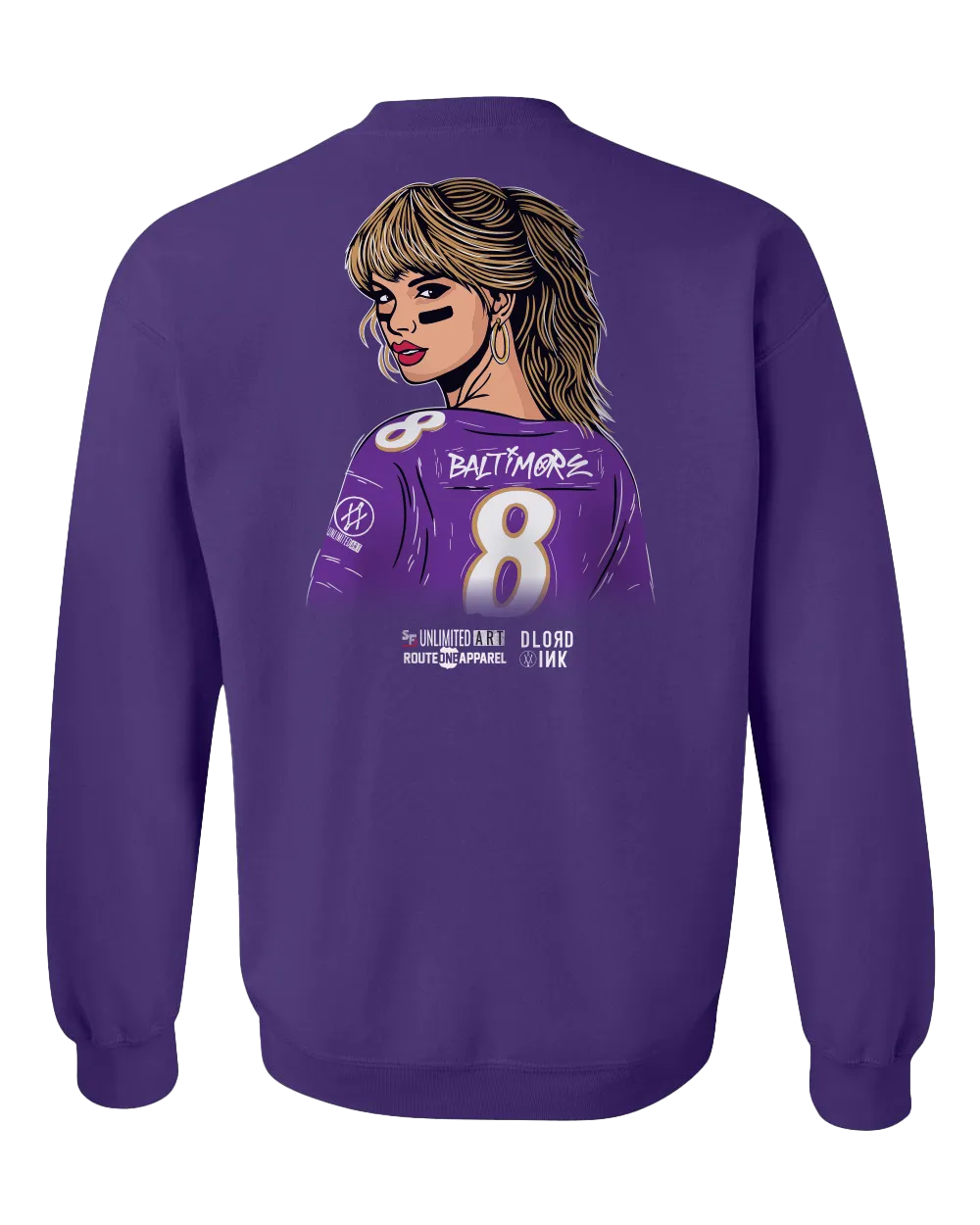 Baltimore Football Taylor's Version (Purple) / Crew Sweatshirt
