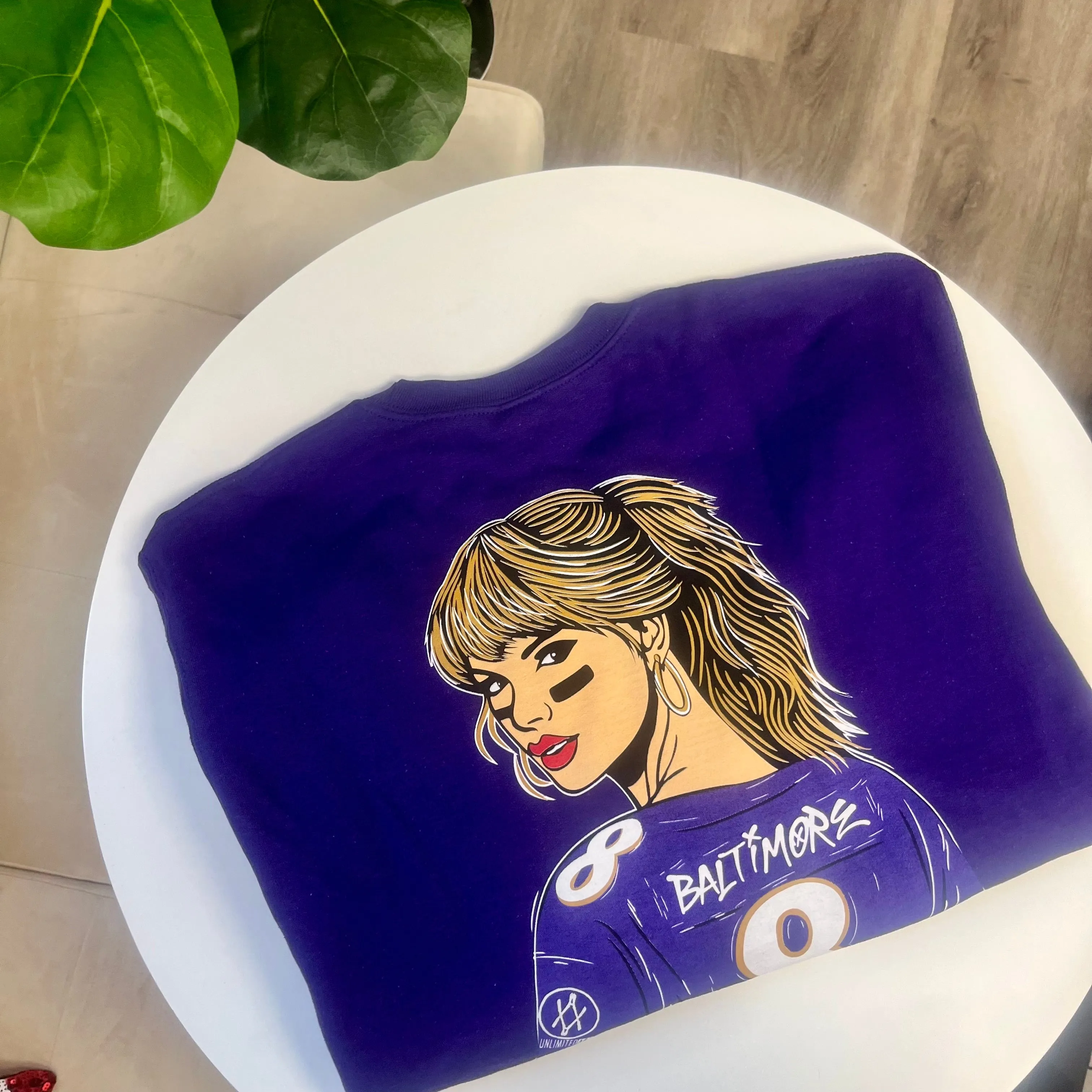 Baltimore Football Taylor's Version (Purple) / Crew Sweatshirt