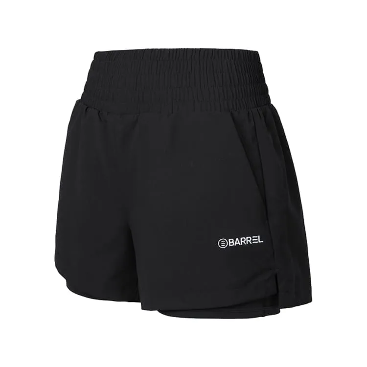 Barrel Women Essential HW Leggings Shorts-BLACK