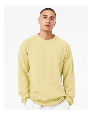 BELLA   CANVAS Sponge Fleece Raglan Crewneck Sweatshirt 3901 French Vanilla