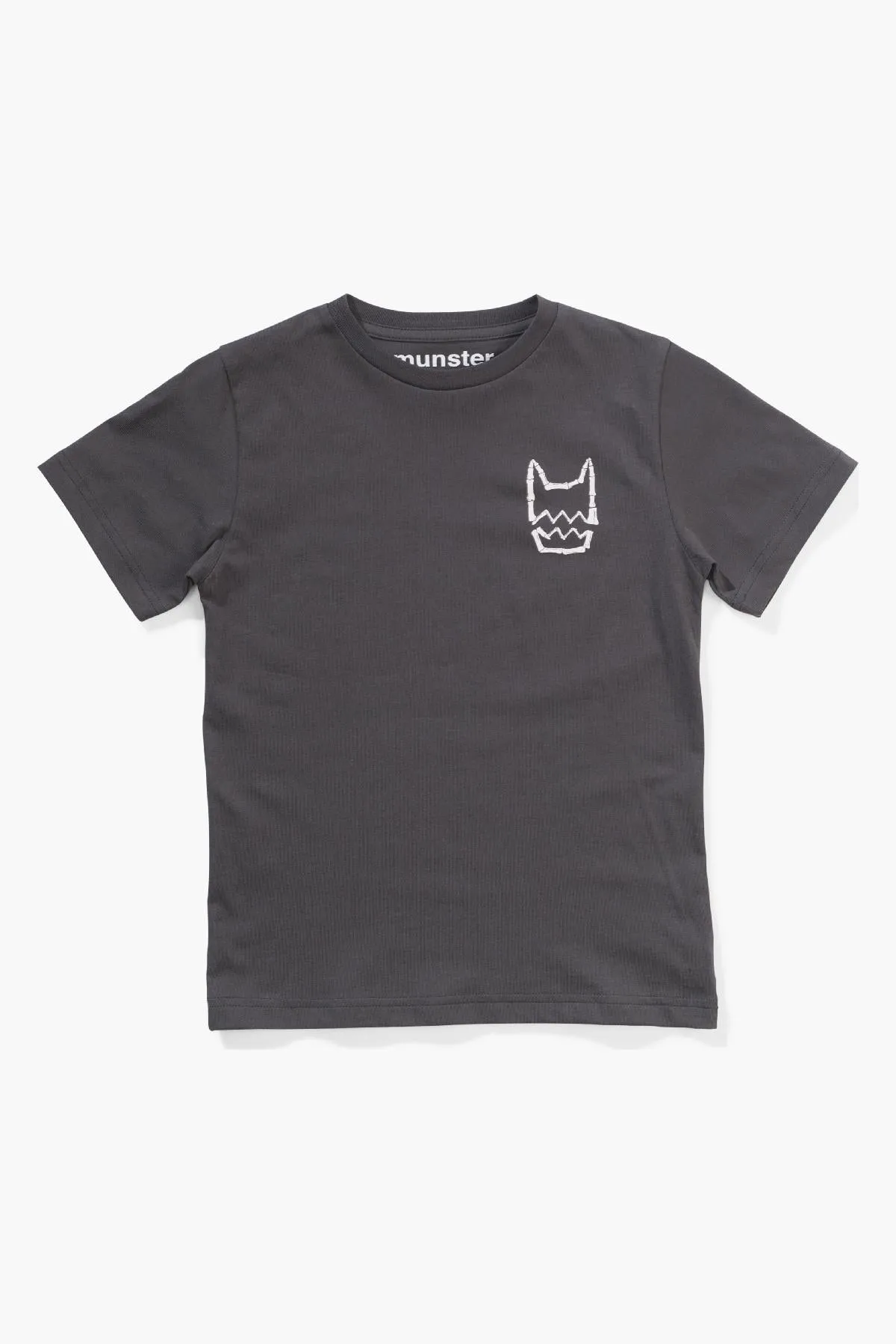Boys T-Shirt Munster Kids Paintbadge Black (Size 4 left)
