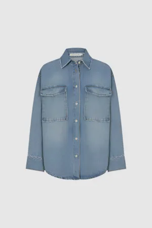 Camilla and Marc Blanca Denim Shirt in Light Vintage Wash
