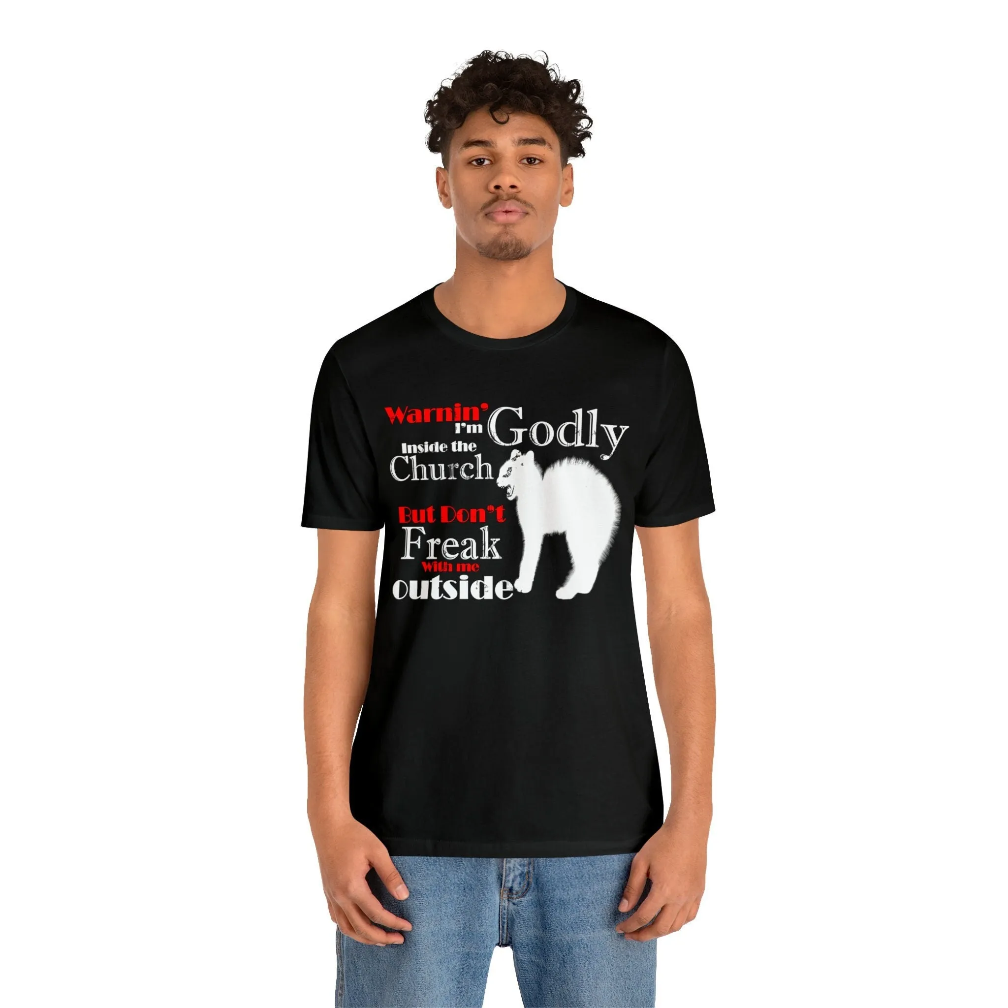 Church lover T-shirt |Cat lover tees Custom Unisex-Gift Jersey Christian Deacon T shirts
