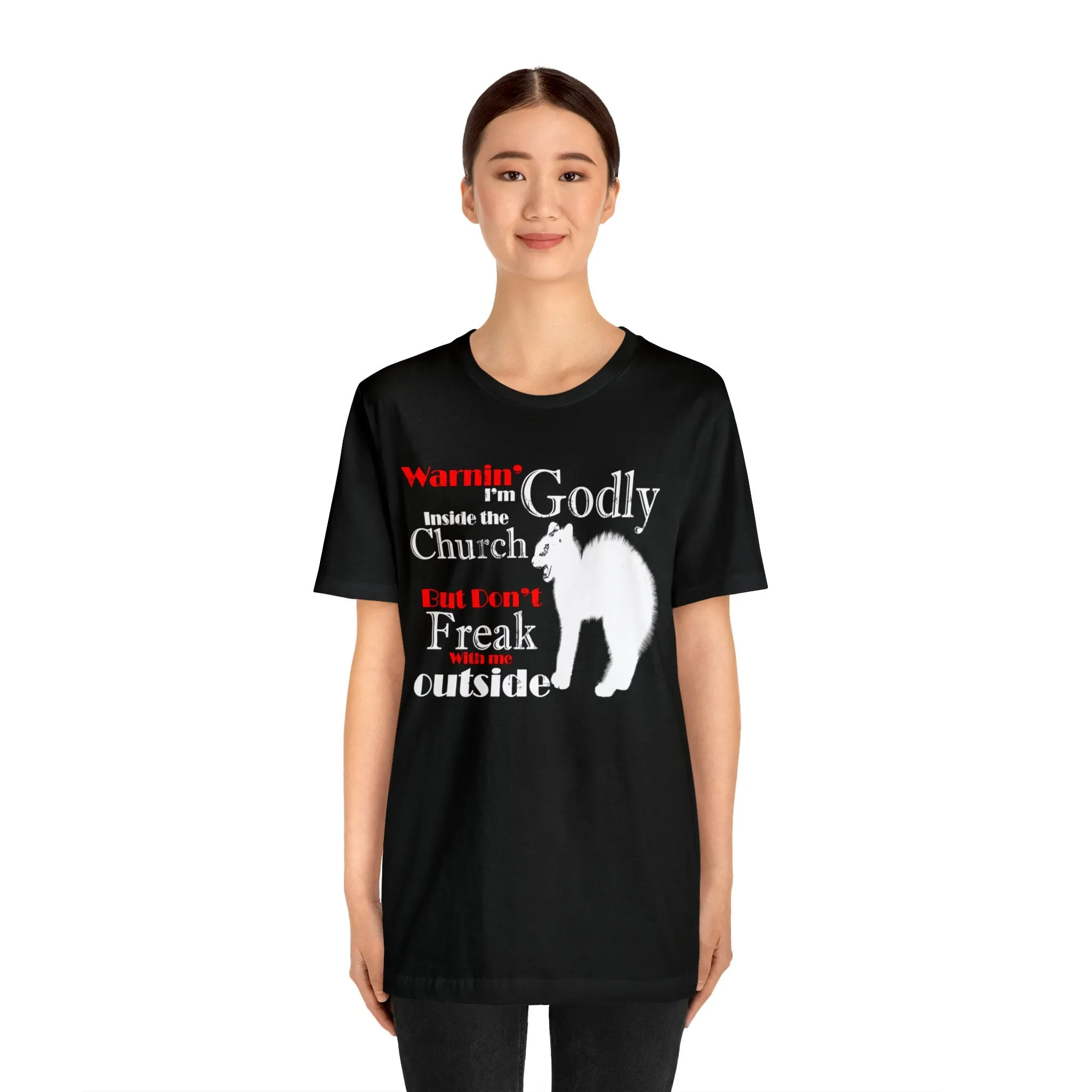 Church lover T-shirt |Cat lover tees Custom Unisex-Gift Jersey Christian Deacon T shirts