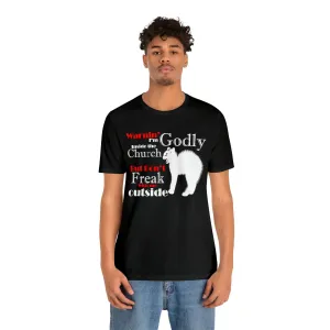 Church lover T-shirt |Cat lover tees Custom Unisex-Gift Jersey Christian Deacon T shirts
