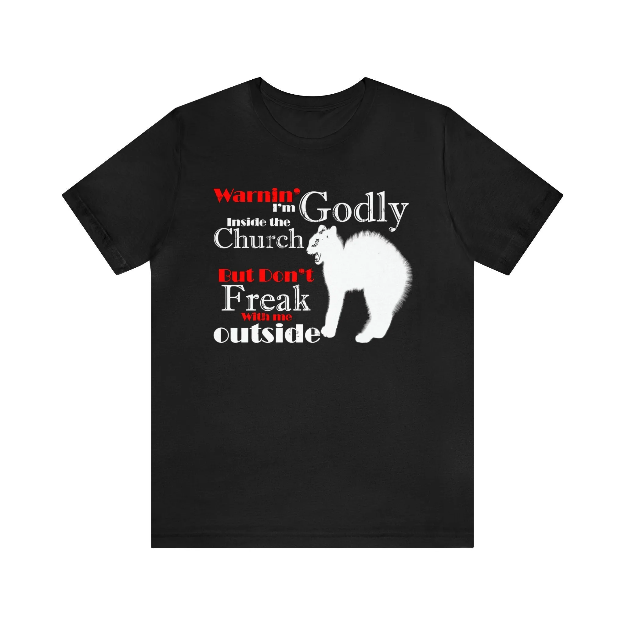 Church lover T-shirt |Cat lover tees Custom Unisex-Gift Jersey Christian Deacon T shirts
