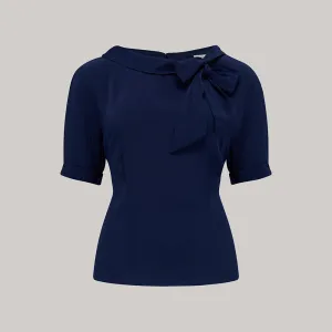 Cindy Blouse in French Navy