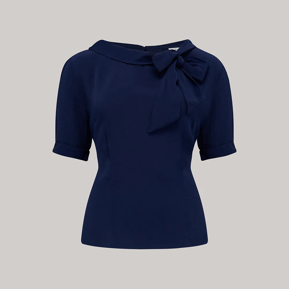 Cindy Blouse in French Navy
