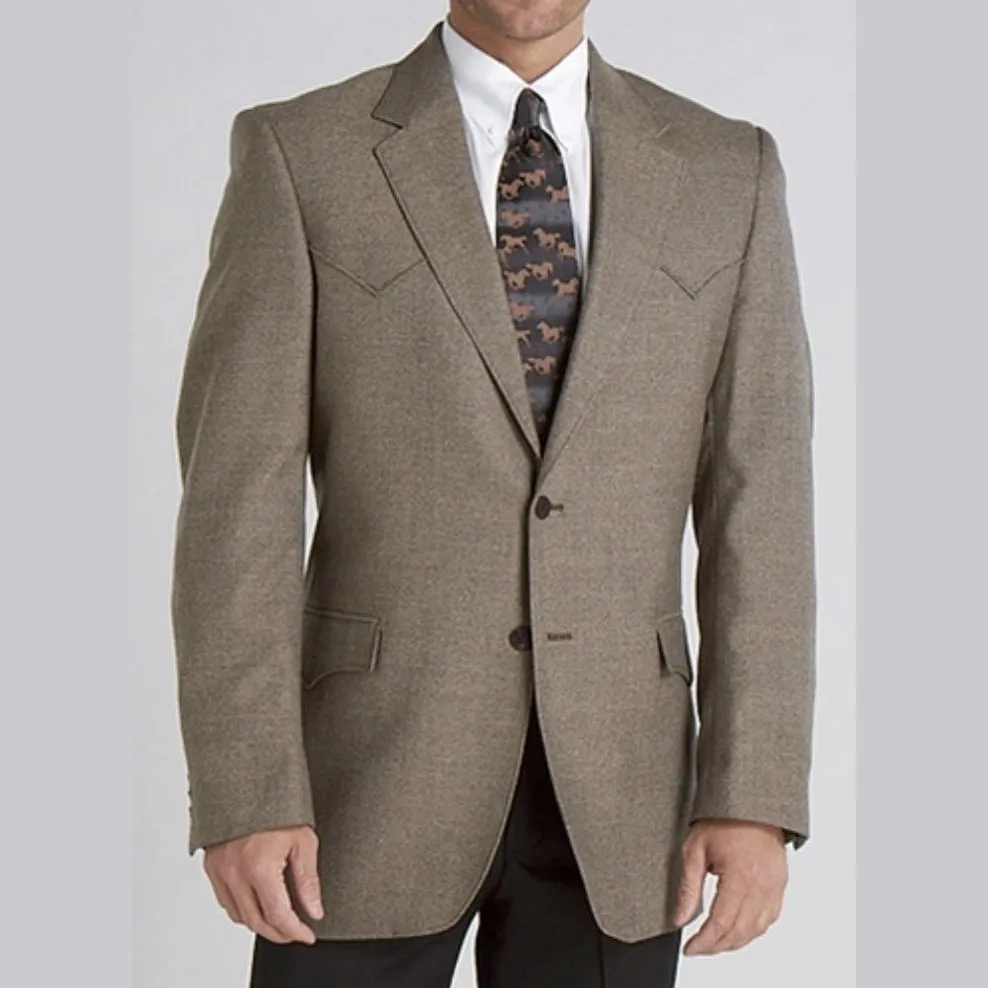 Circle S Men's Western Lambswool Sport Coat Plano
