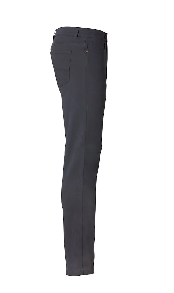 Clique 5-Pocket Men's Stretch Trousers | Twill Cotton | 3 Colours | XS-5XL