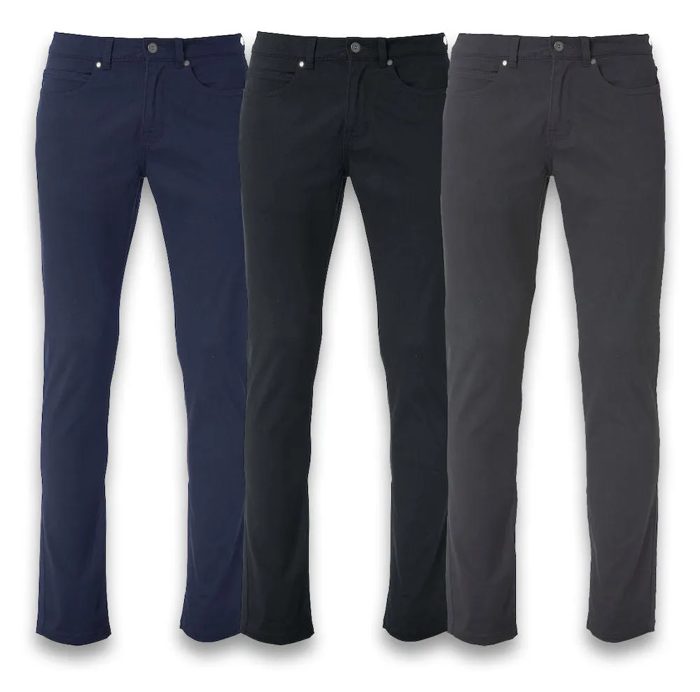 Clique 5-Pocket Men's Stretch Trousers | Twill Cotton | 3 Colours | XS-5XL