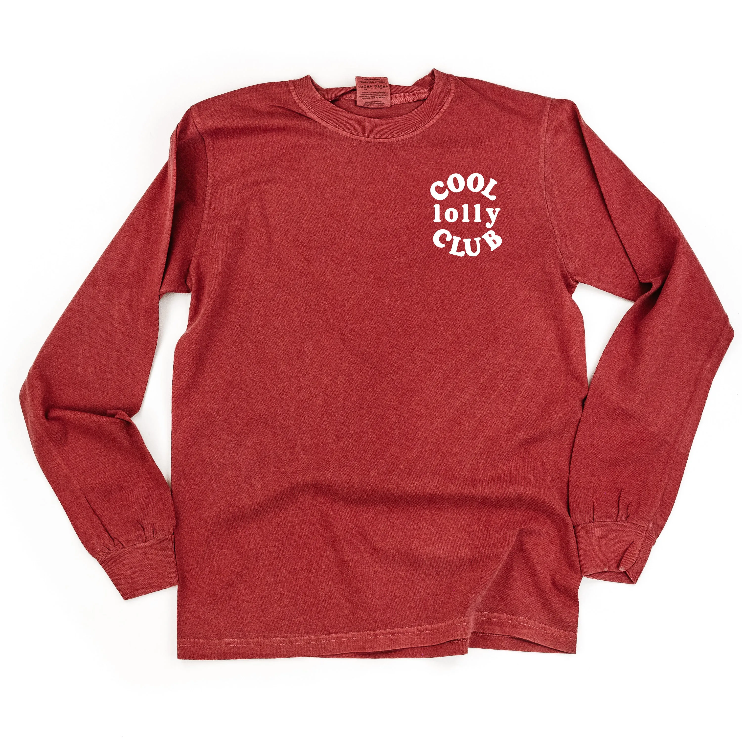 COOL Lolly CLUB - Pocket Design - LONG SLEEVE COMFORT COLORS TEE