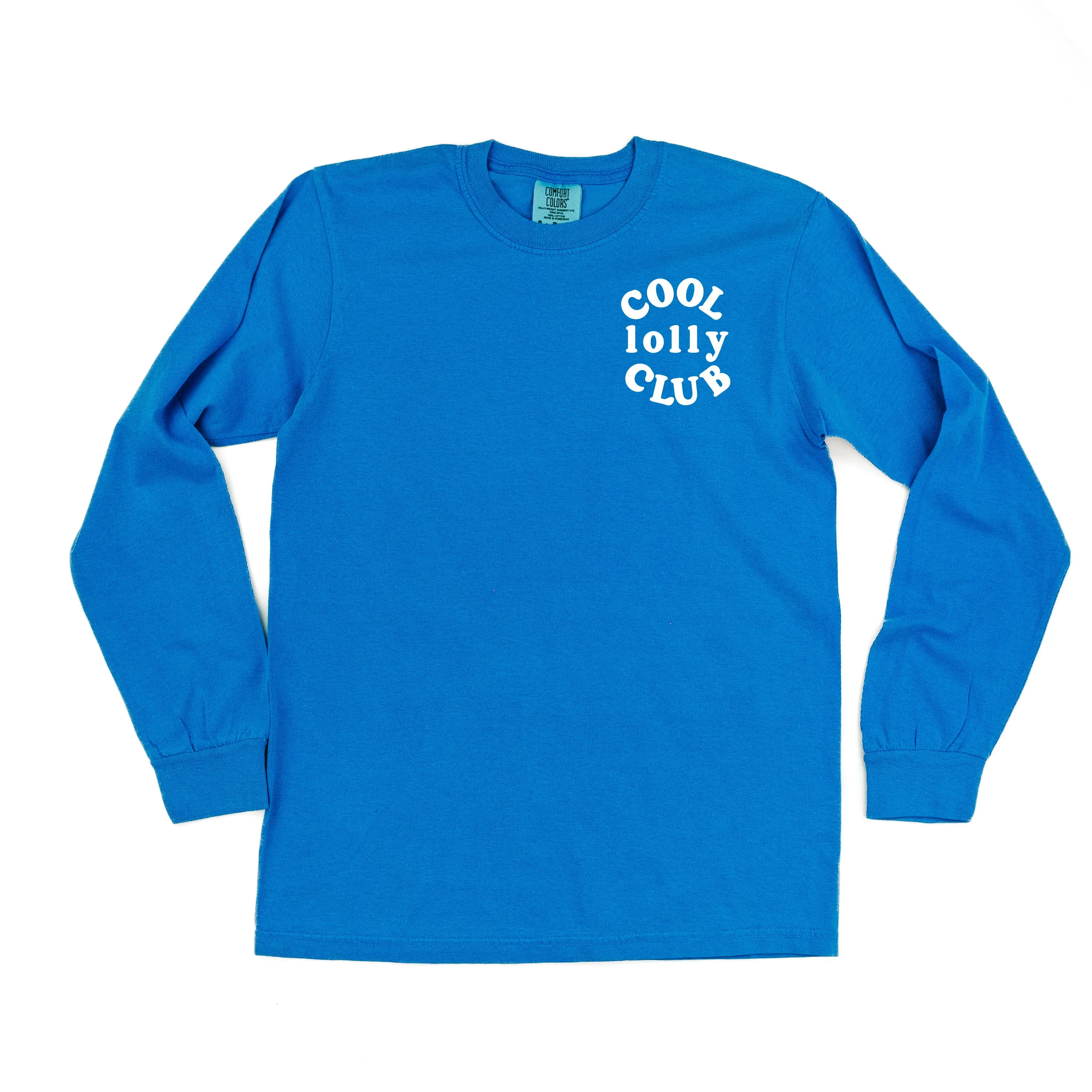COOL Lolly CLUB - Pocket Design - LONG SLEEVE COMFORT COLORS TEE