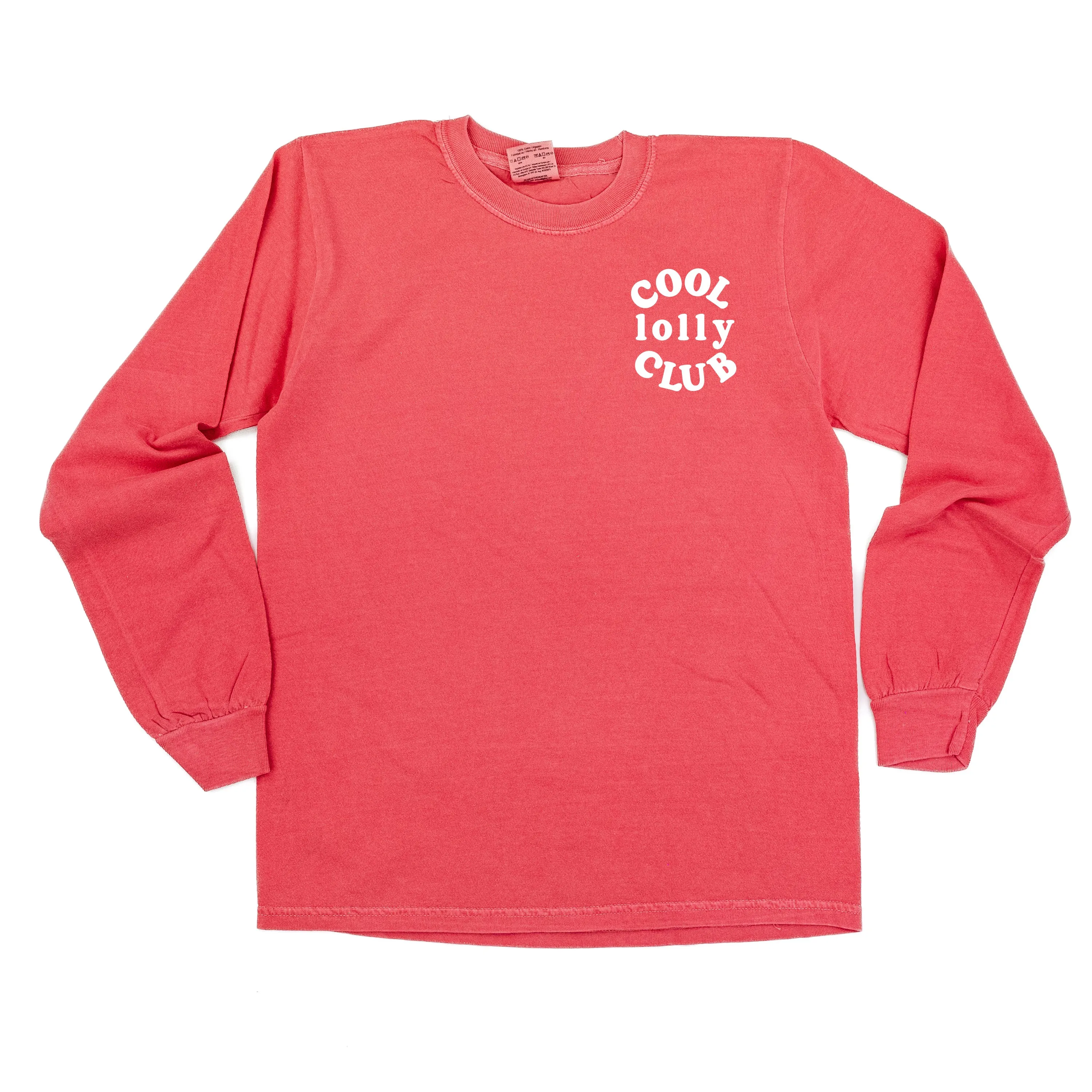 COOL Lolly CLUB - Pocket Design - LONG SLEEVE COMFORT COLORS TEE