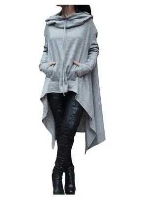 Cozy Autumn Poncho - Mustard