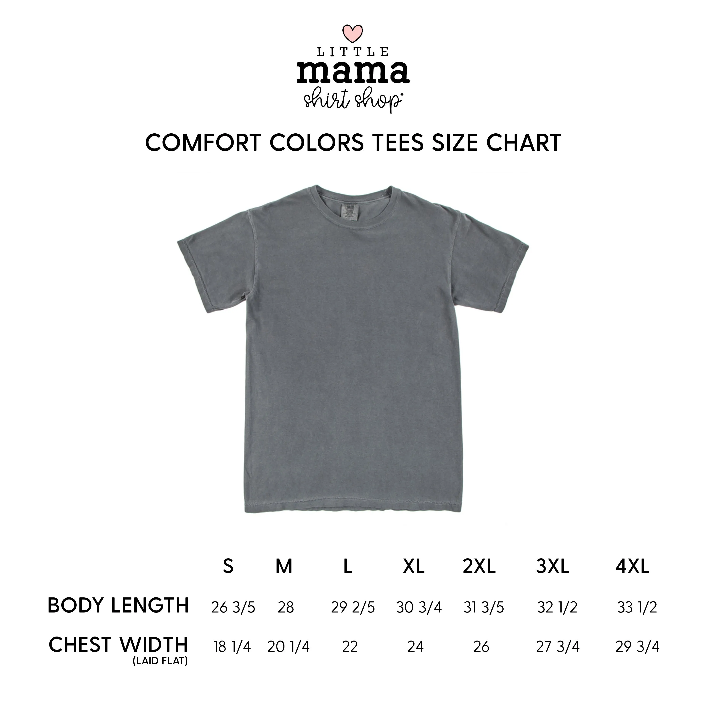 Dad of Girls #outnumbered - SHORT SLEEVE COMFORT COLORS TEE