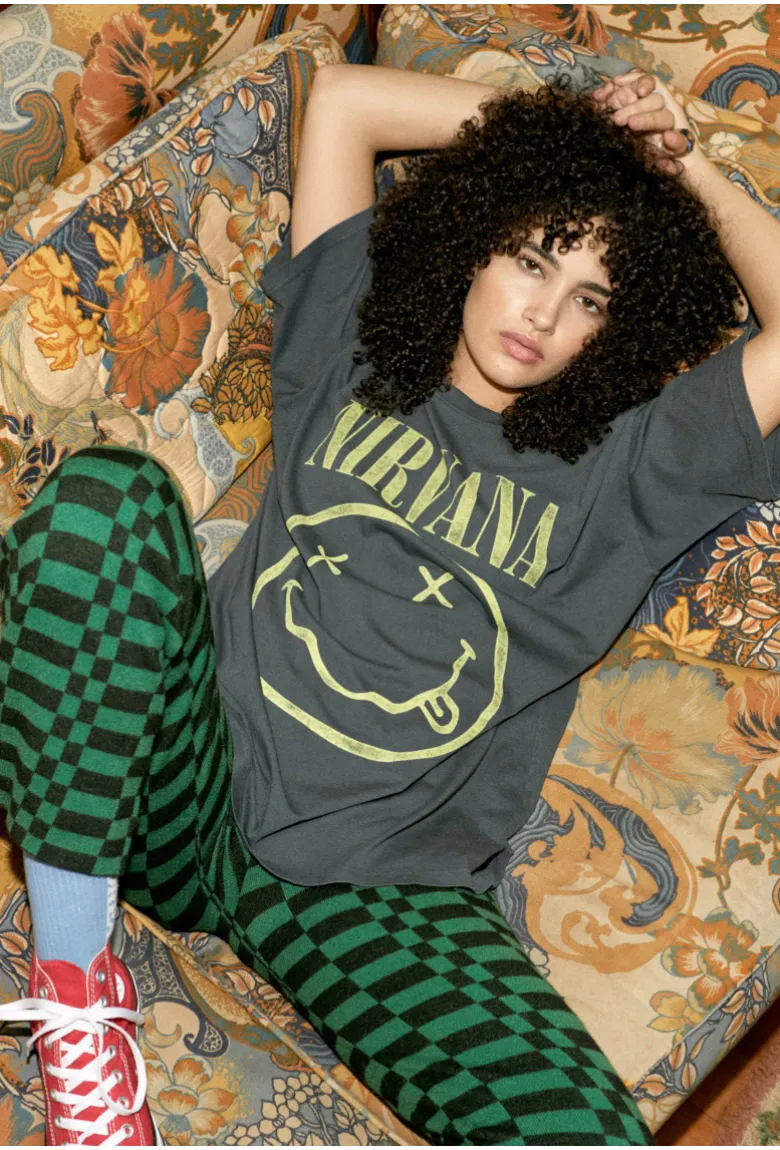 Daydreamer Nirvana Smiley Merch Tee