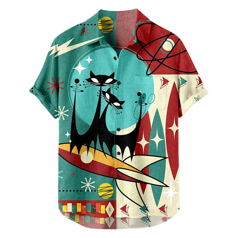 Digital Print Men's Shirt