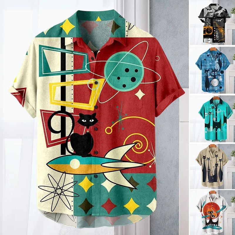 Digital Print Men's Shirt