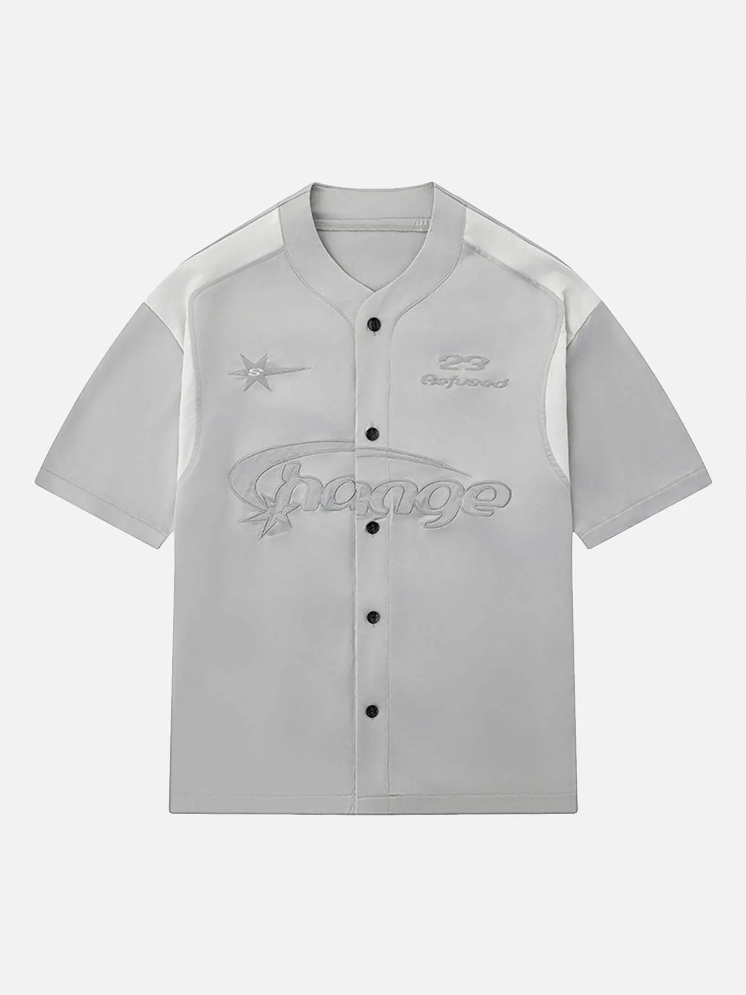 Disguisen Trendy Brand Simple Letter Loose Short-sleeved POLO Shirt