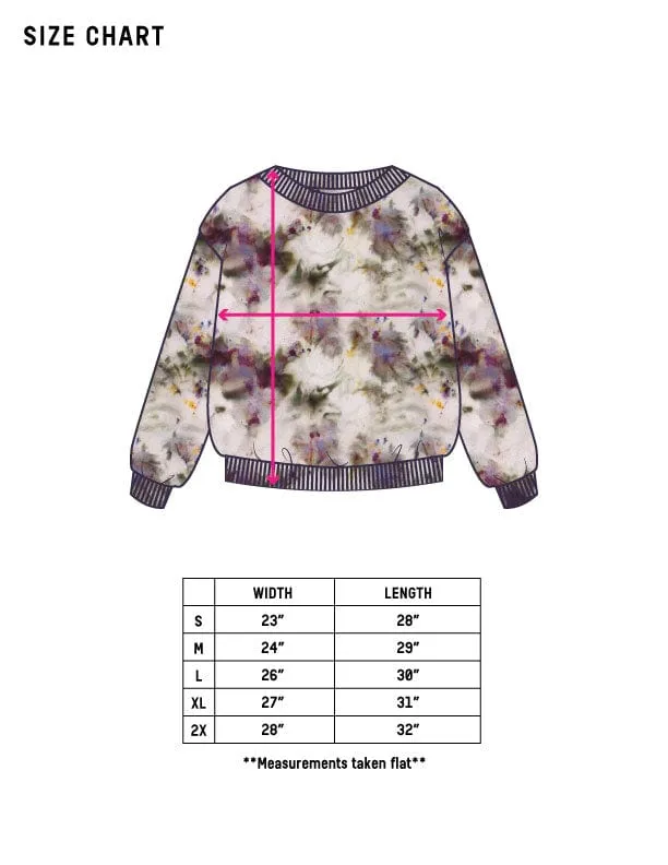 Dust Dye Sweatshirt - Salt Water Taffy