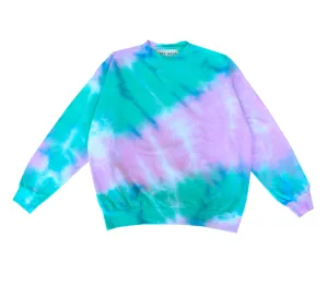 Dust Dye Sweatshirt - Salt Water Taffy