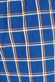 Espionage Lounge Pyjama Trouser For Men in Blue Check, 2XL-8XL