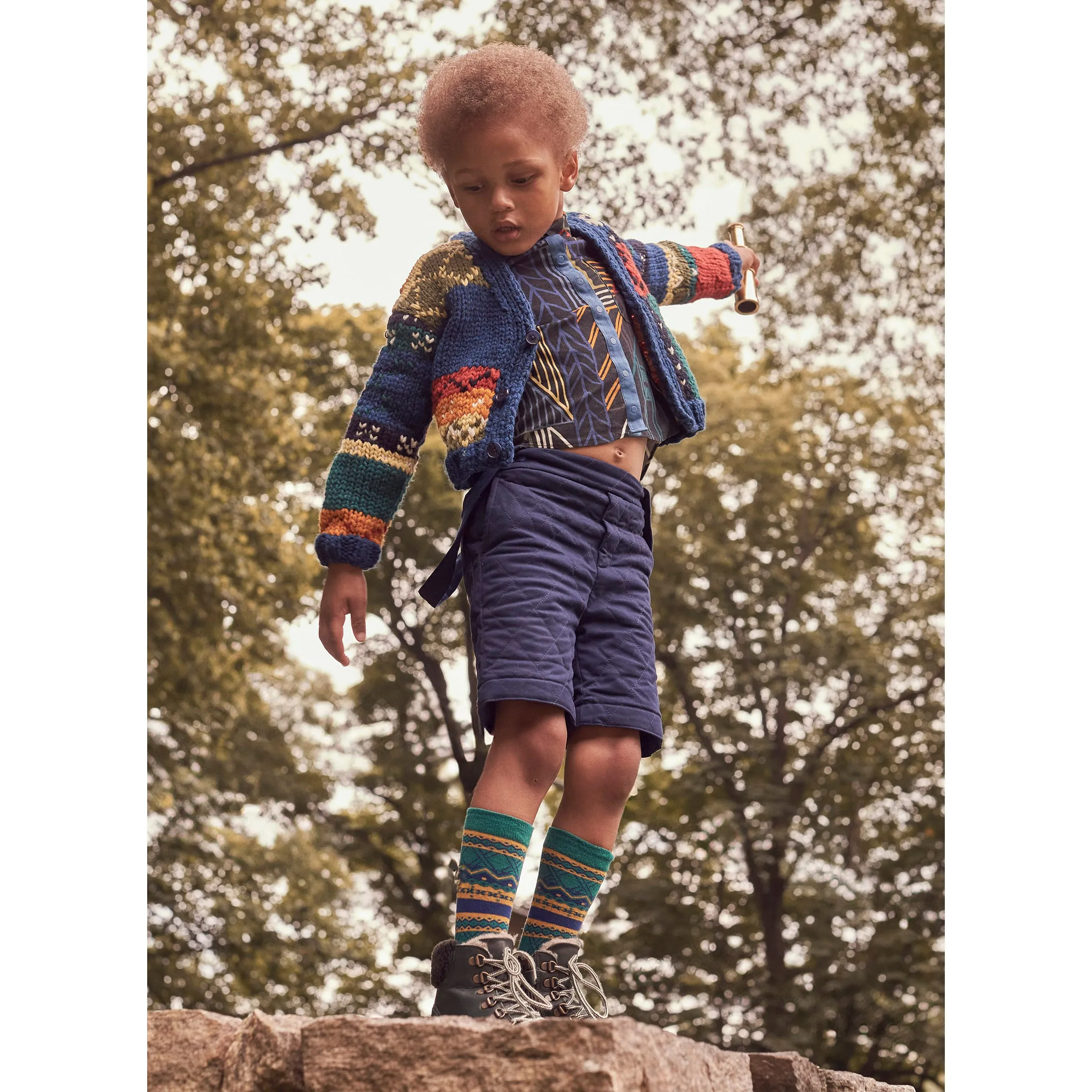 FAIR ISLE KNEE SOCKS