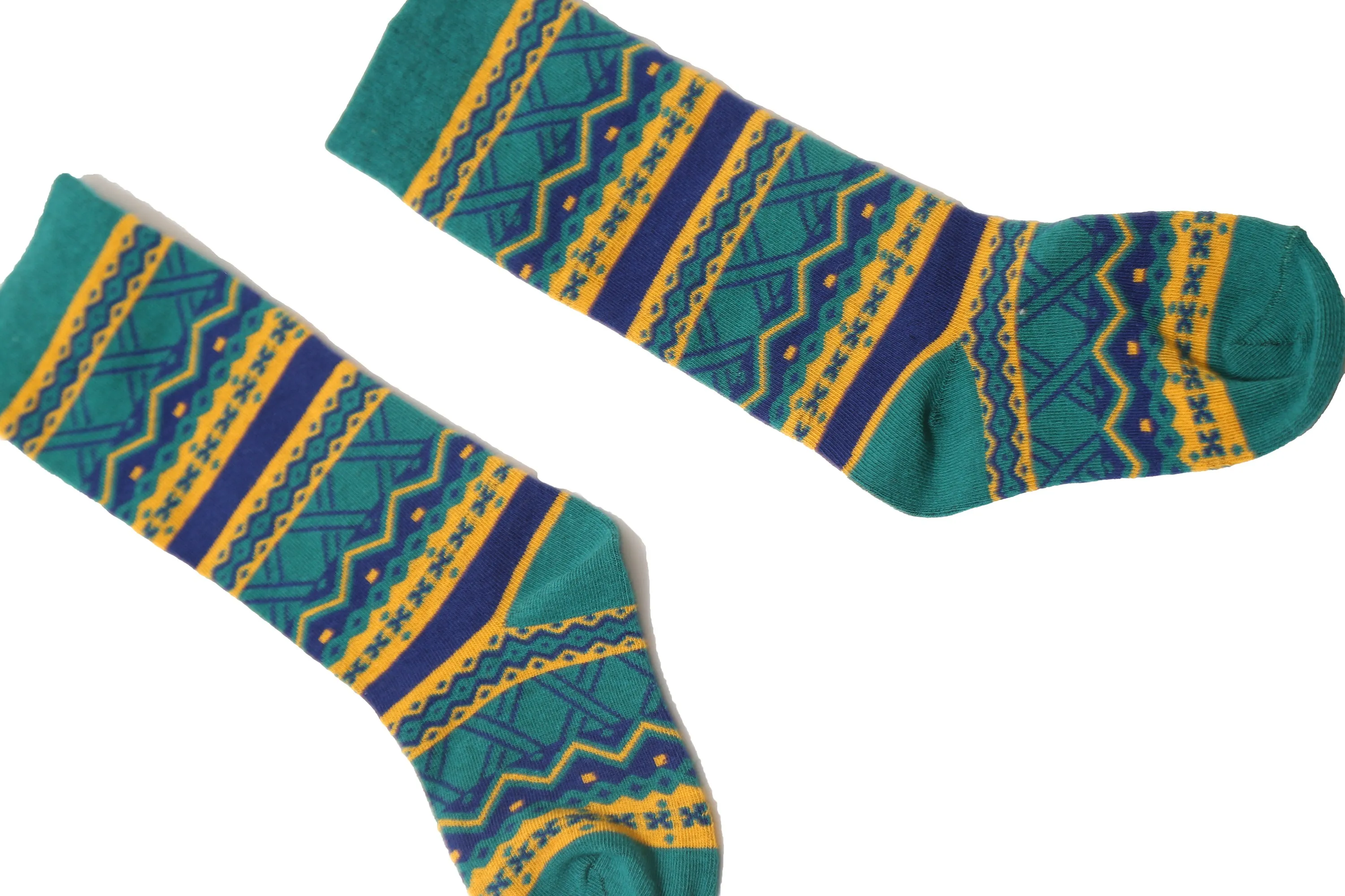 FAIR ISLE KNEE SOCKS