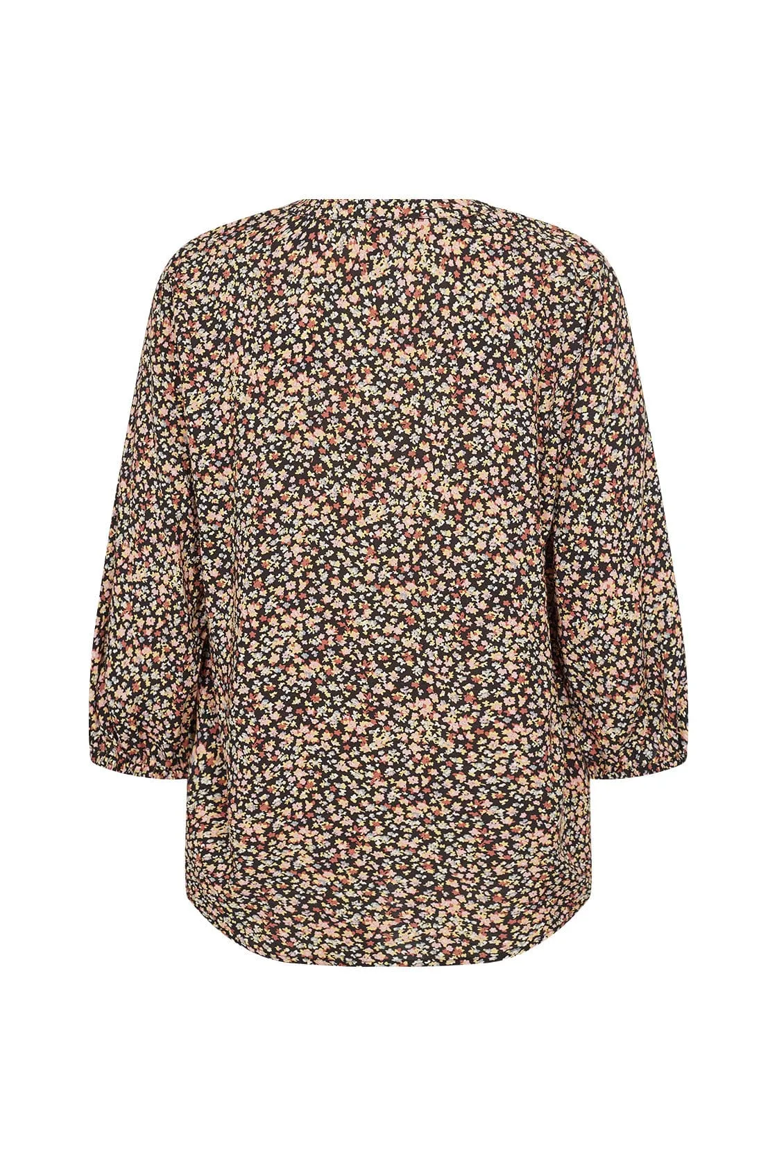 Farah Ditsy Print Blouse - Blush Combi