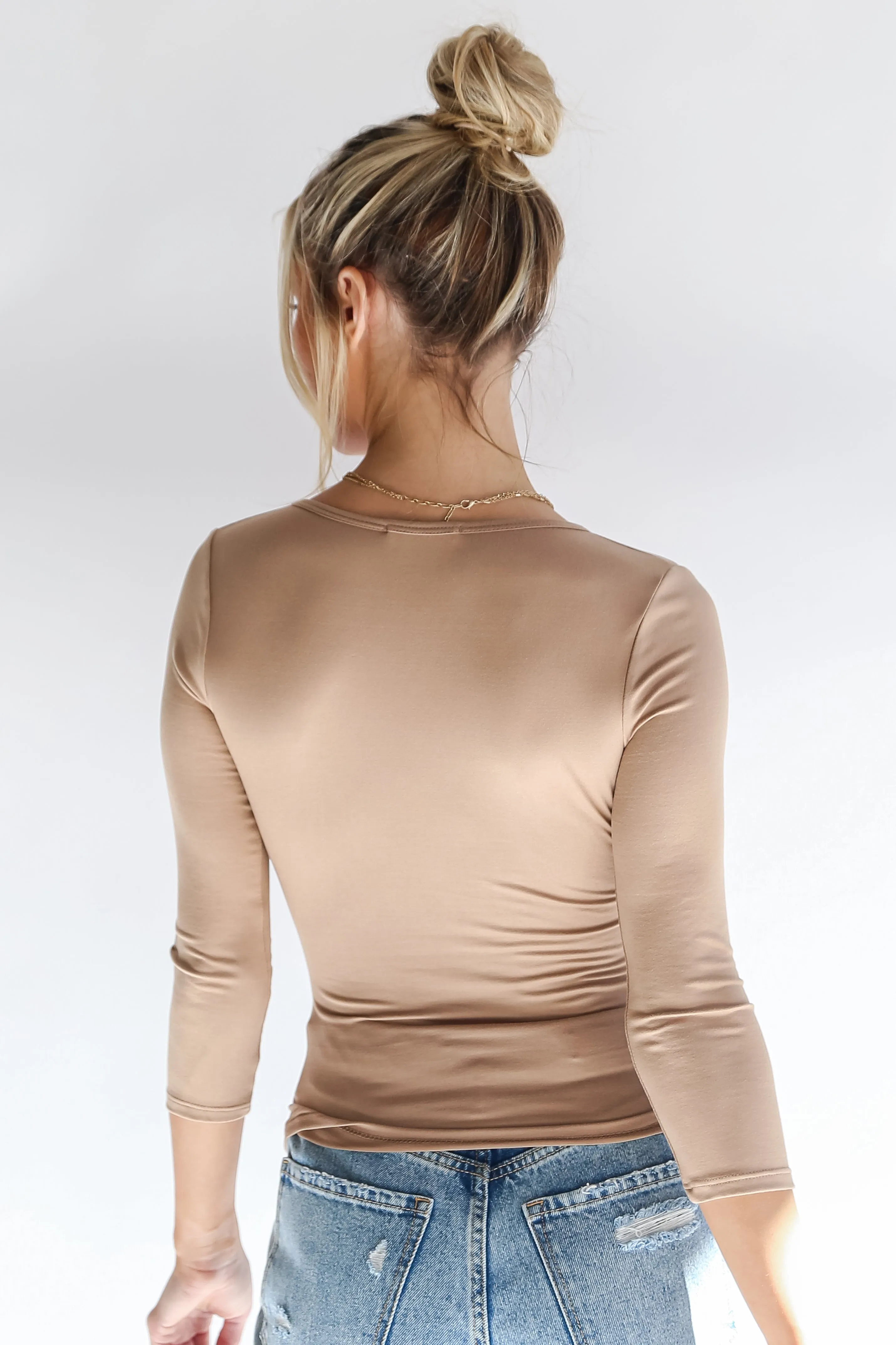 FINAL SALE - Love You Dearly Everyday Surplice Top - DOORBUSTER