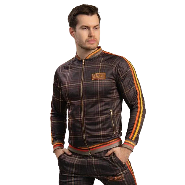 Gavelo Track Jacket Brixton Brown