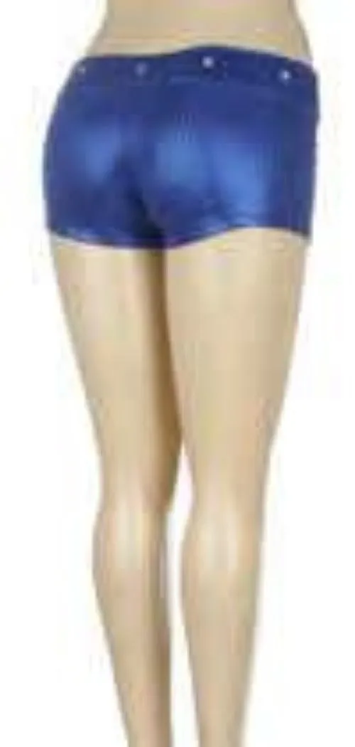 Gold and Black Mix Metallic Boy Shorts