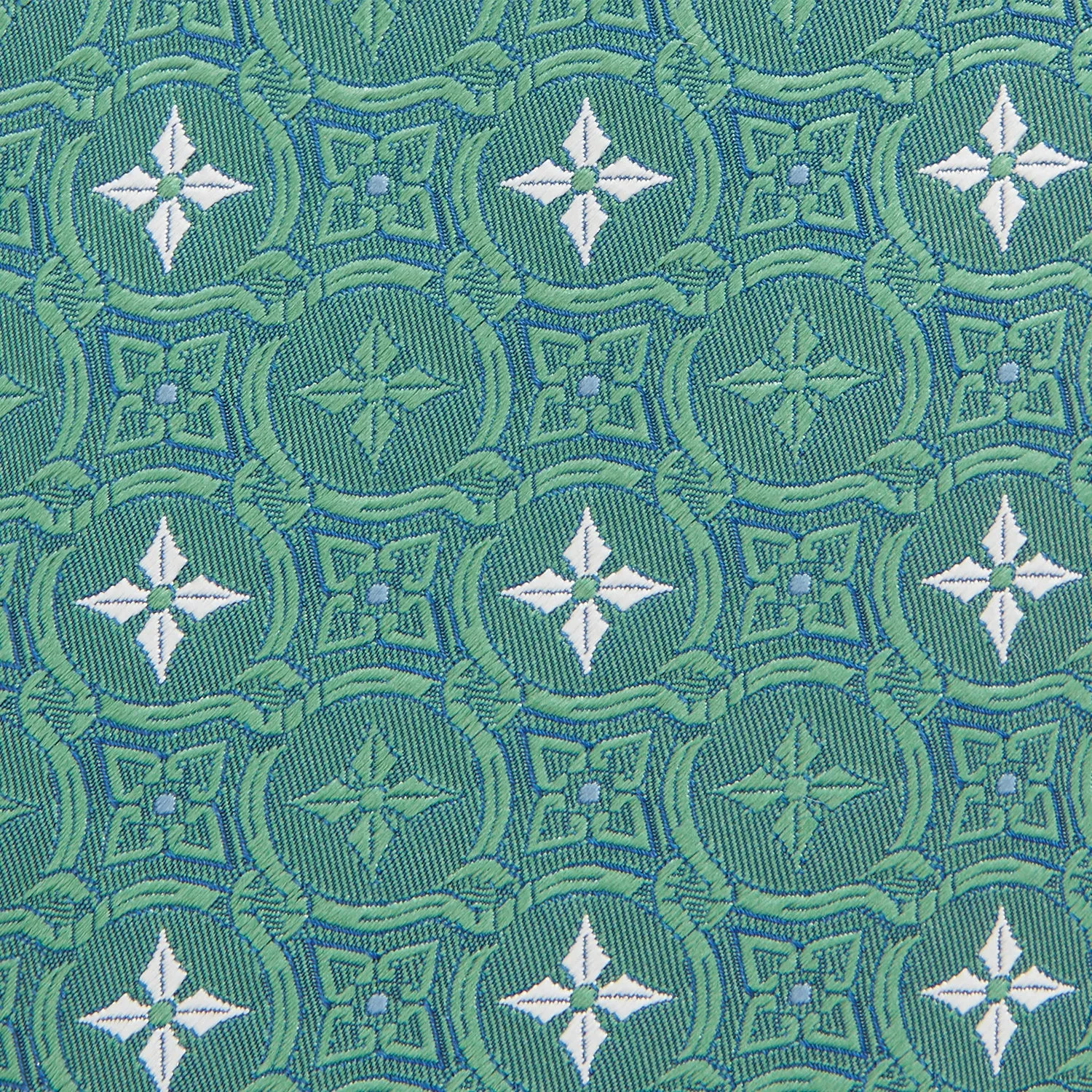 Green Multi Neat Silk Tie