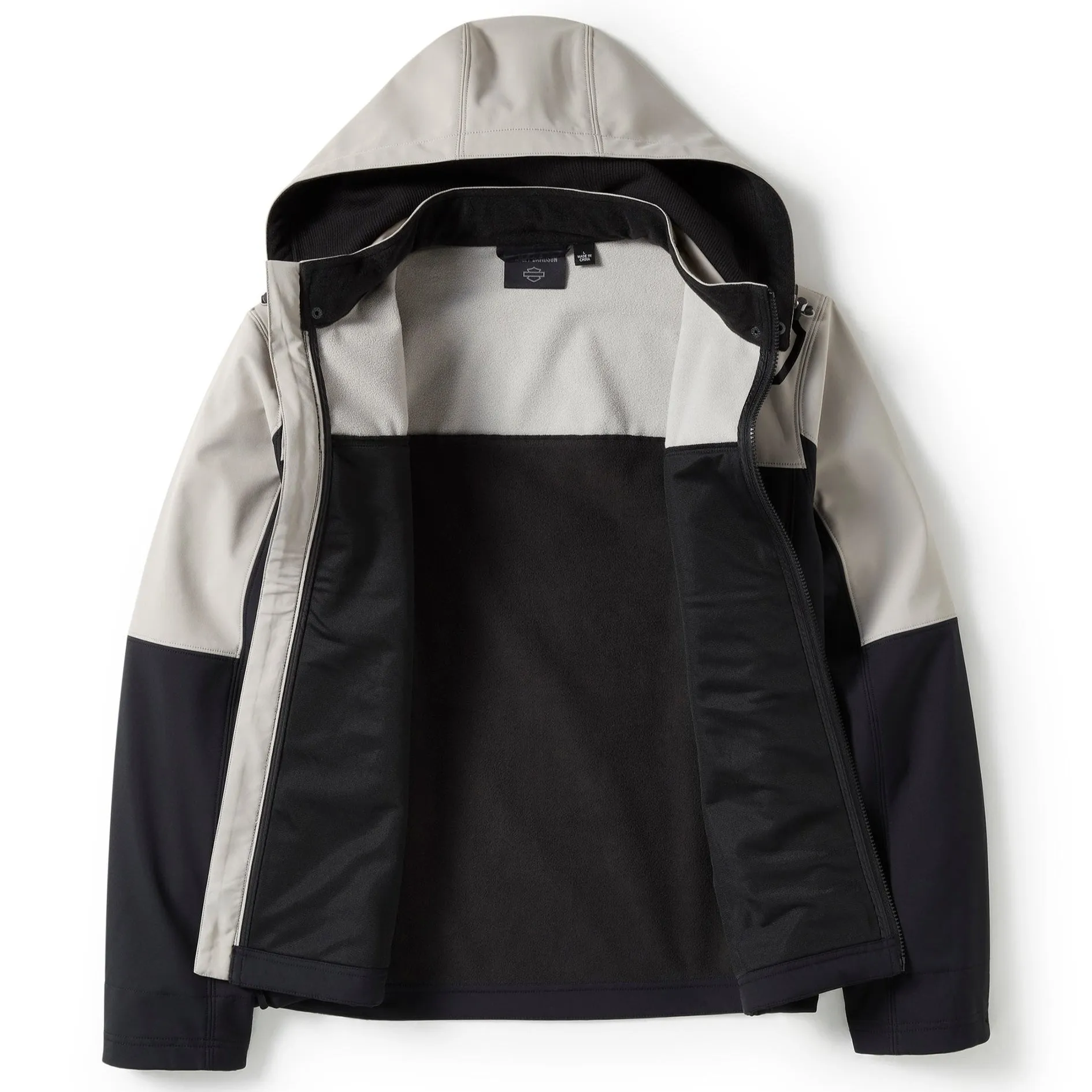 Harley-Davidson Men's Willie G. Skull Water Repellent Softshell Jacket, Black/.Grey 97413-25VM
