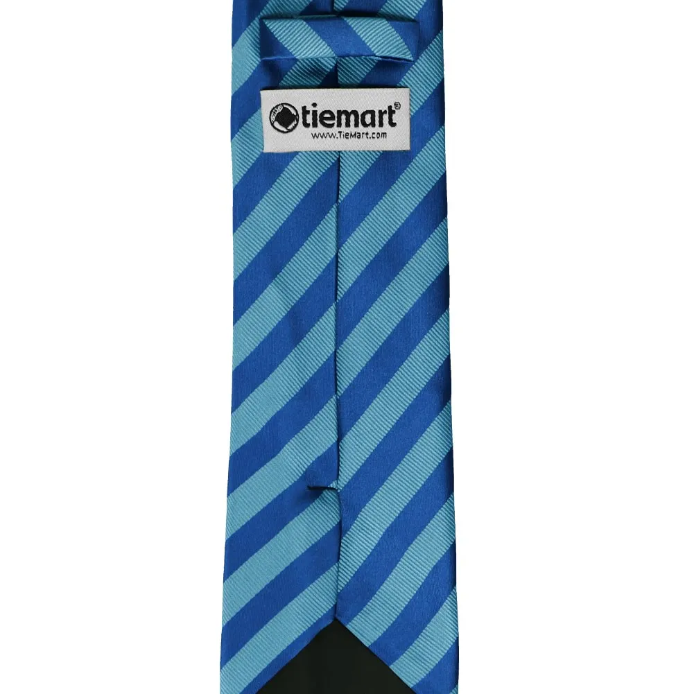 Horizon Blue Formal Striped Tie