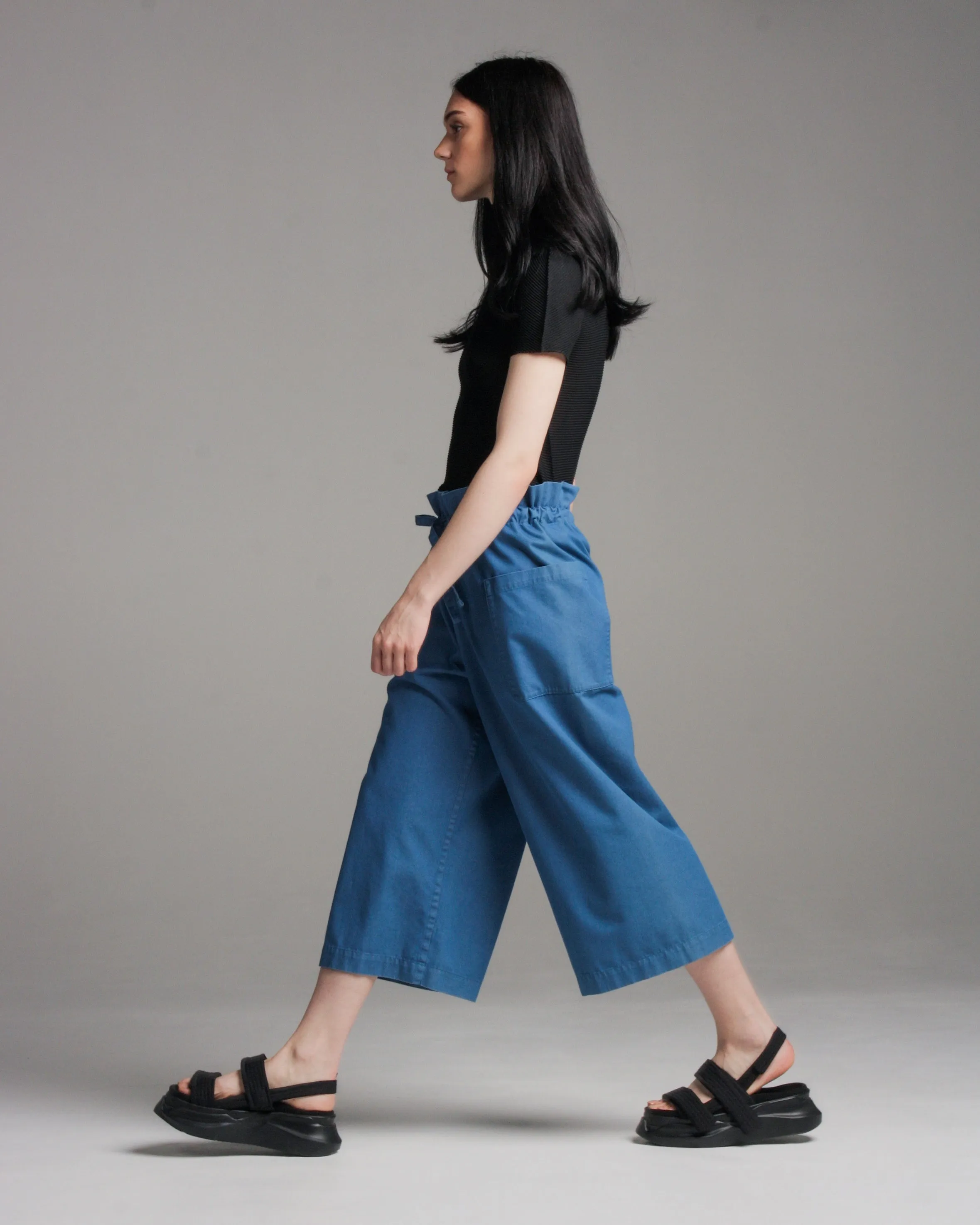 Indigo Cropped Pant