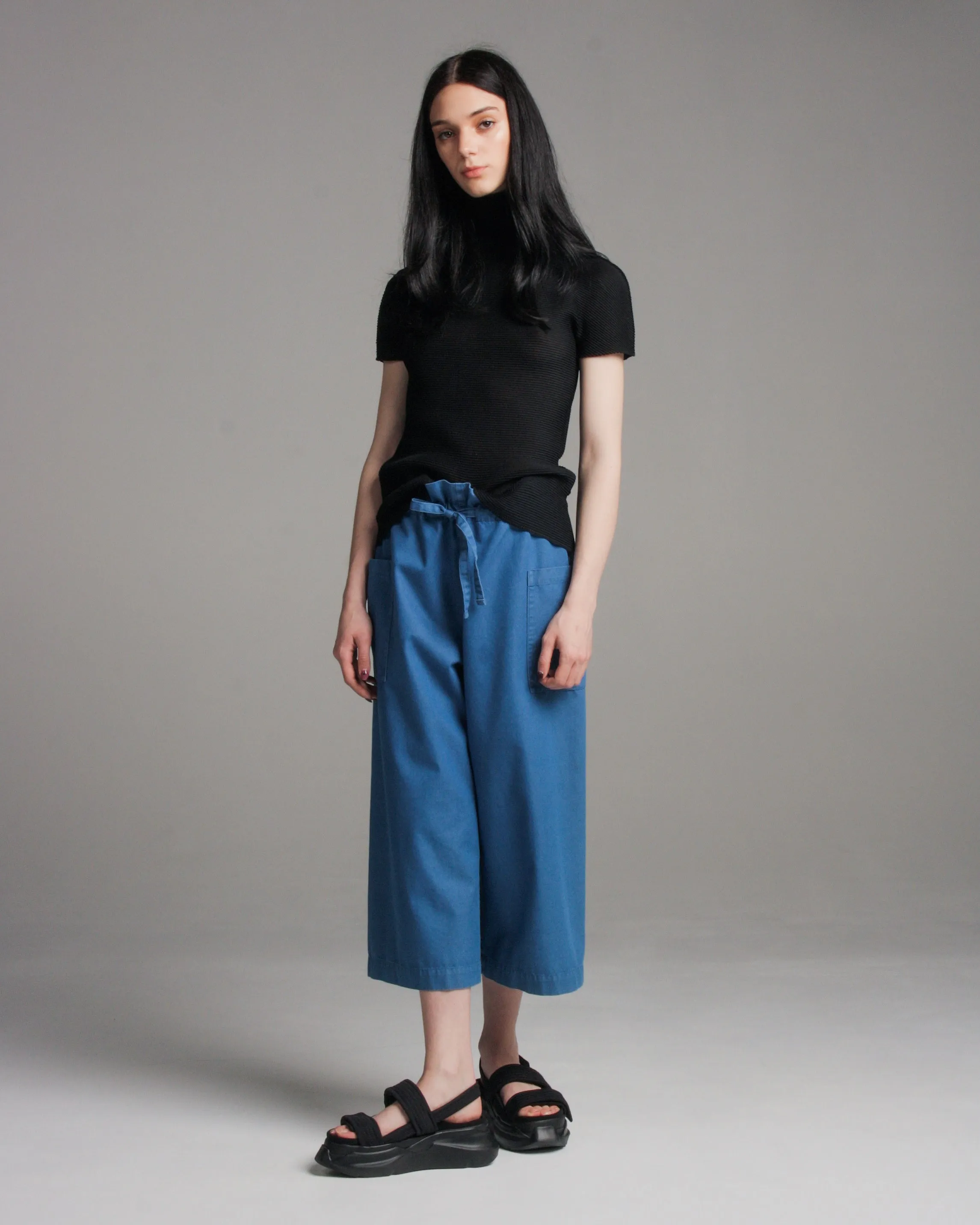Indigo Cropped Pant