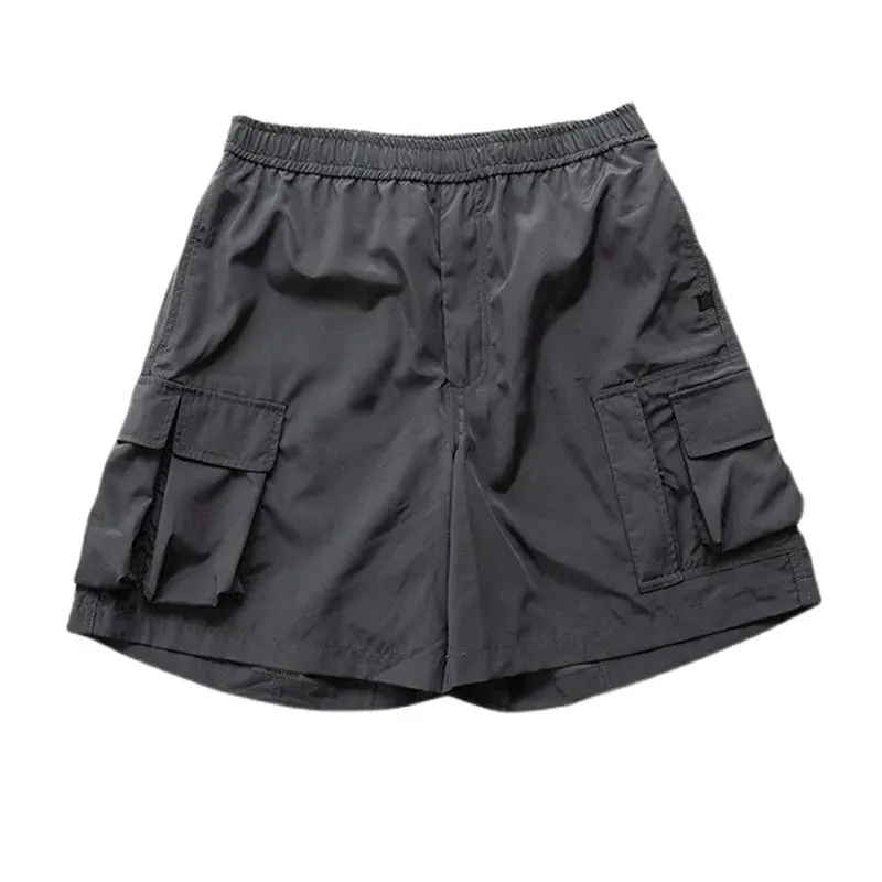 Japanese Loose Relaxed Multi Pocket Set Casual Sports Shorts for Men