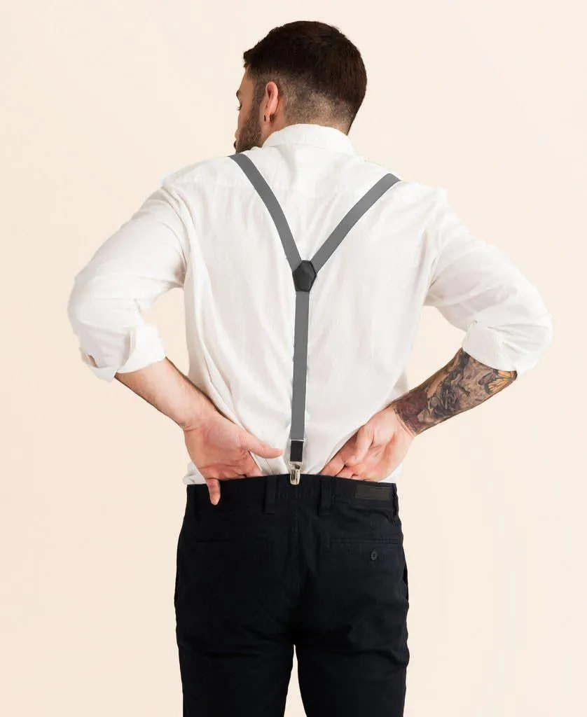 JJ Suspenders Elastic Fabric Suspenders