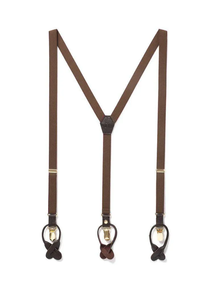 JJ Suspenders Elastic Fabric Suspenders