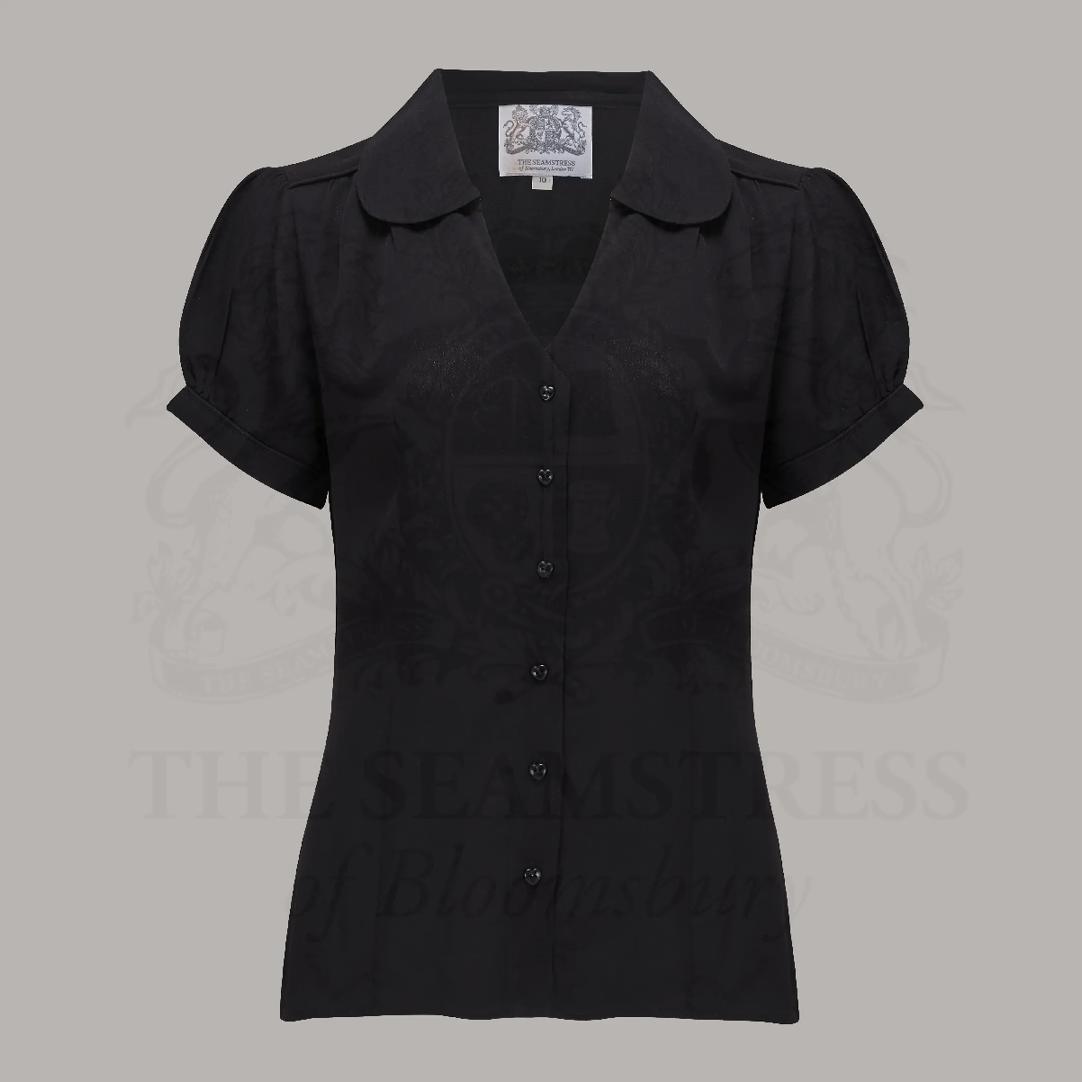 Judy Blouse in Liquorice Black