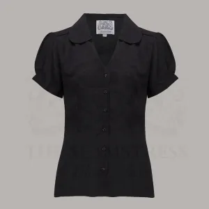 Judy Blouse in Liquorice Black