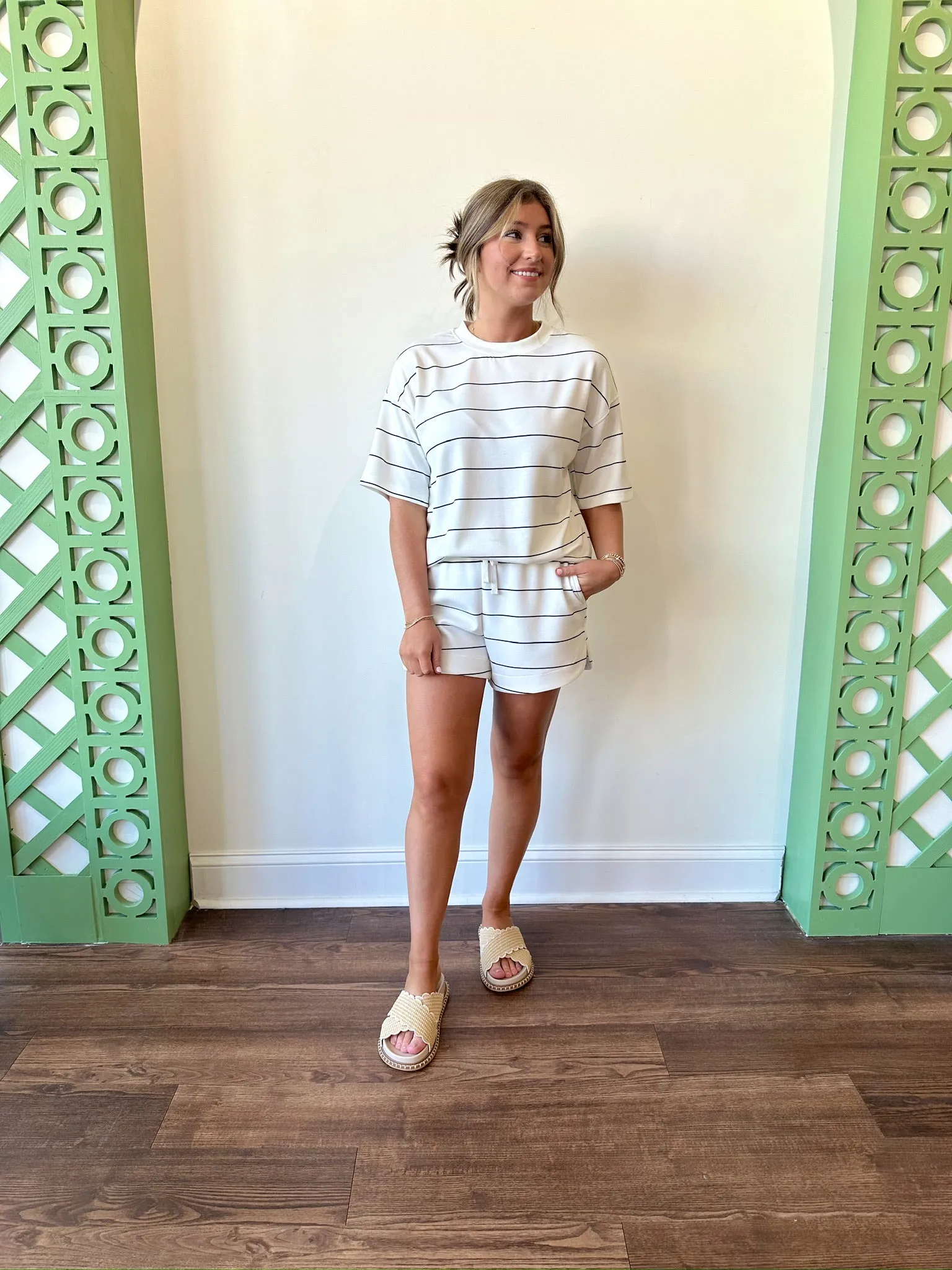 Kate Striped Shorts