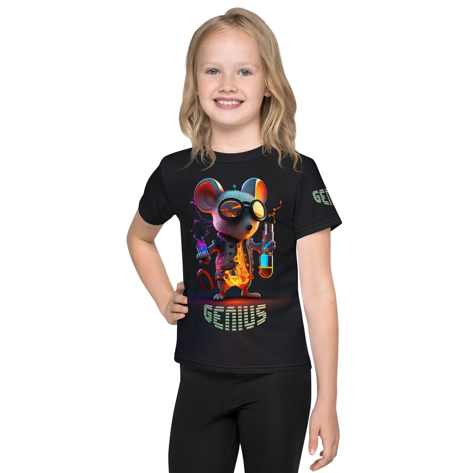 Kids T-Shirt Glowing Genius